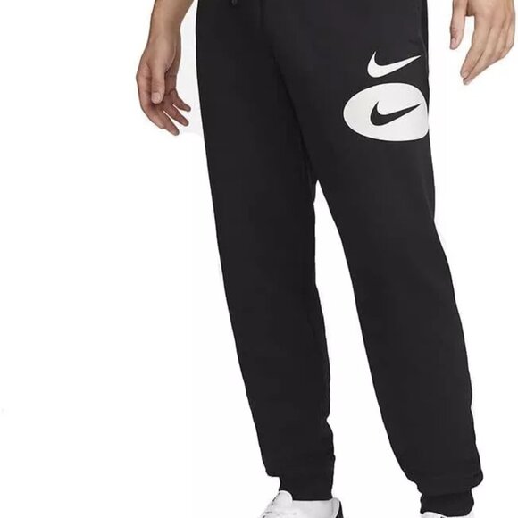 Nike Blue Sweatpants with White Logo - Picture 3 of 4